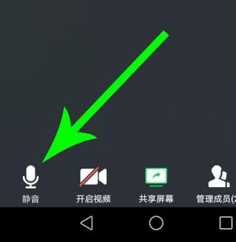 腾讯会议如何静音播放图标