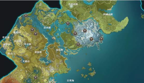 原神丘丘霜铠王位置游戏截图