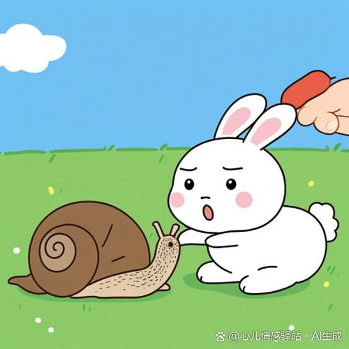 看图写话太阳蜗牛小兔子缩略图