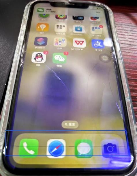 手机屏幕出现横线还能用多久图标
