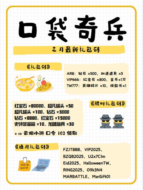 口袋奇兵礼包码在哪里输入缩略图