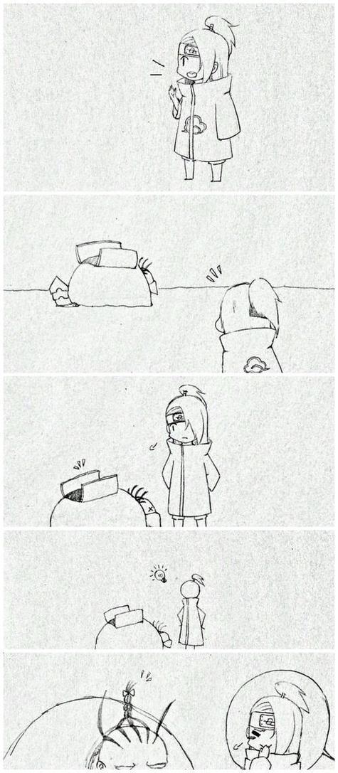 火影忍者晓q版简笔画缩略图