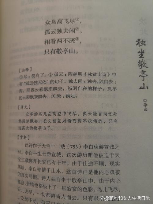 独坐敬亭山阅读理解及答案缩略图