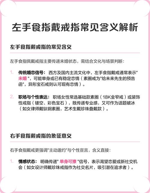 男生左手食指戒指的含义是什么意思缩略图