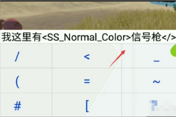 和平精英字体颜色代码是什么游戏截图
