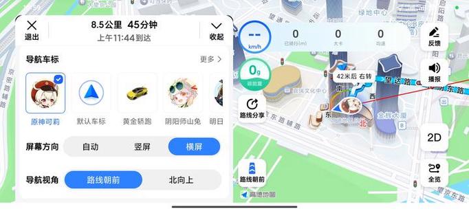 骑行导航怎么分东西南北方向呢?图标