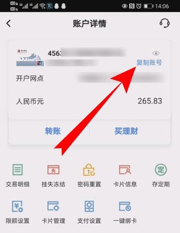 银行卡的账号在哪里看缩略图