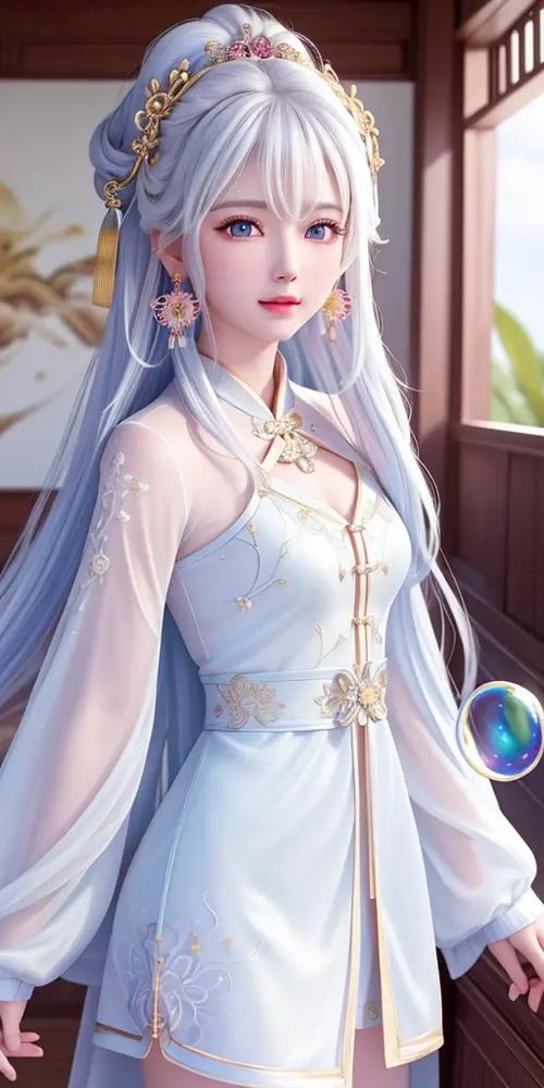 白头发女角色所有图片缩略图
