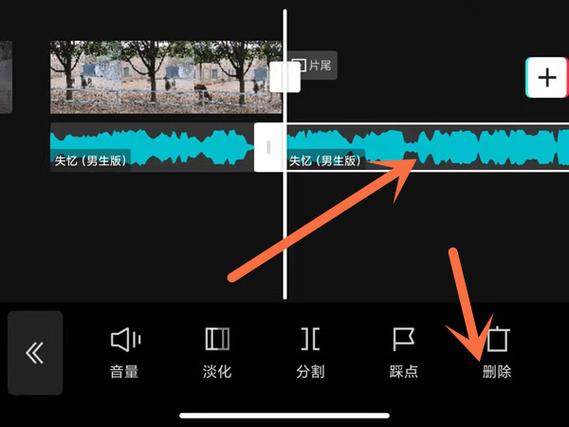 如何在剪映app中裁剪背景音乐的长短缩略图
