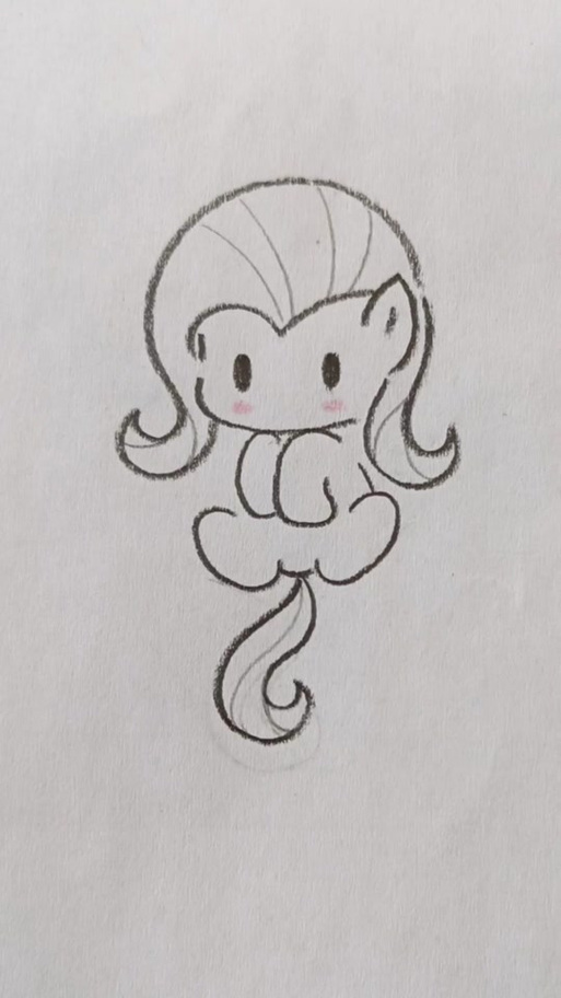 小马宝莉挠痒痒简笔画缩略图