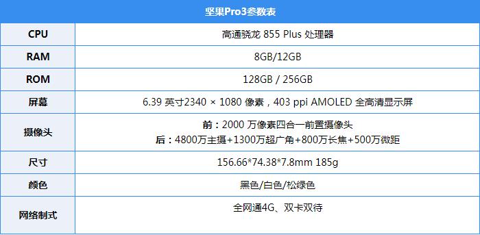 锤子pro3参数配置详情缩略图