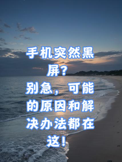 手机突然黑屏怎么按都没反应缩略图