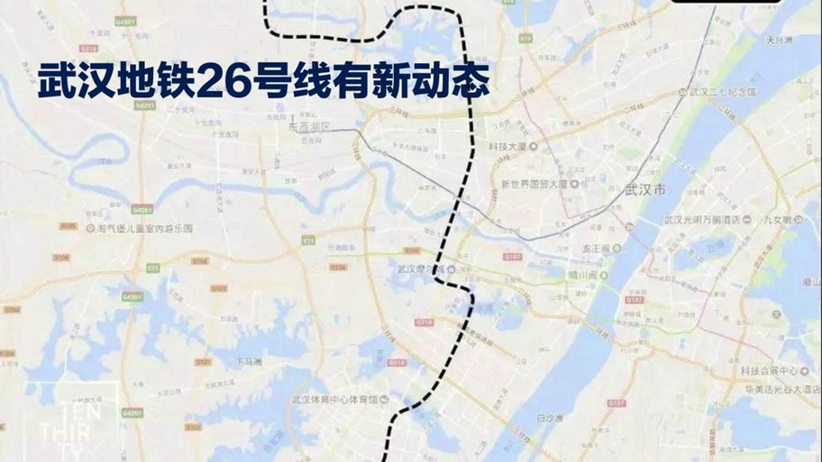 武汉地铁26号线最新线路图图标