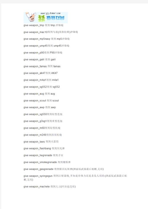 cs1.6口令代码一览表游戏截图
