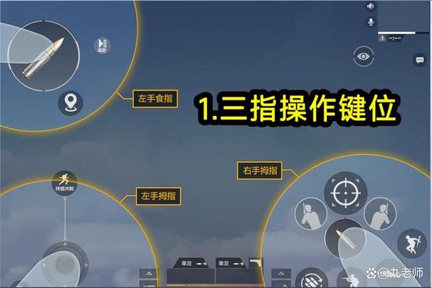 和平精英三指四指键位设置图标