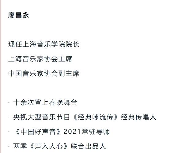 廖昌永个人资料简介缩略图