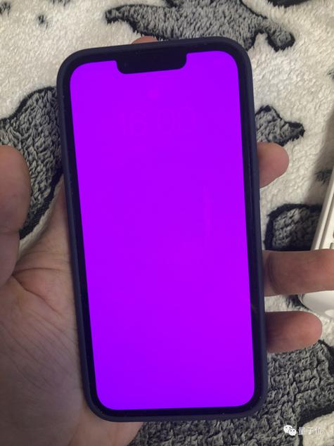 手机屏幕出现一条紫色的线是怎么了图标