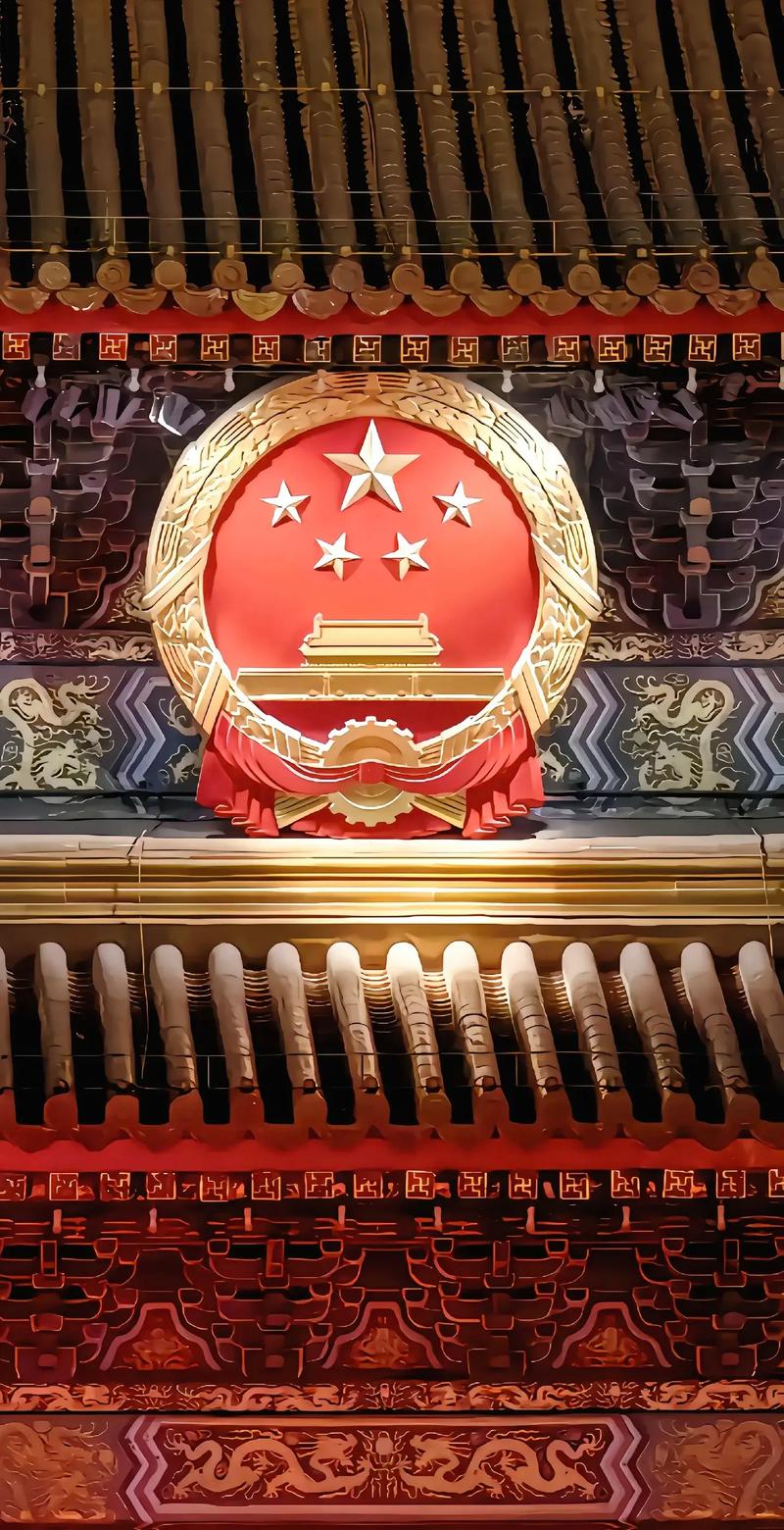 华为国徽息屏图片壁纸高清分享图标