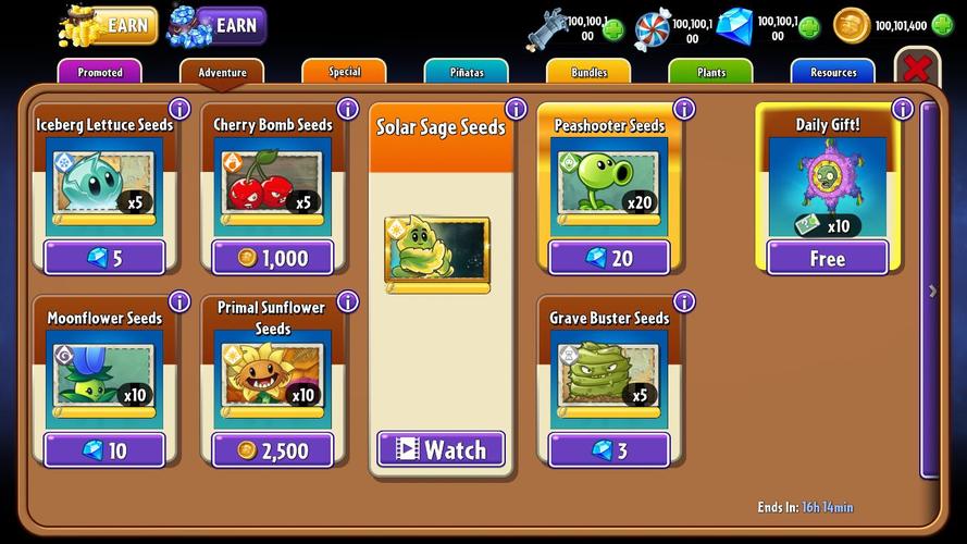 植物大战僵尸2内购免费破解版中文版全5阶植物缩略图
