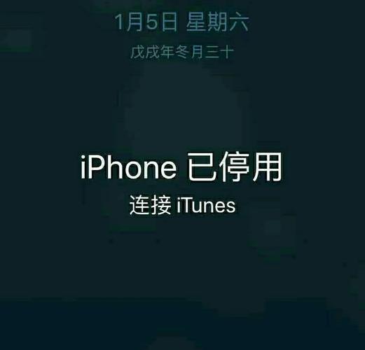苹果4s已停用怎么解除图标