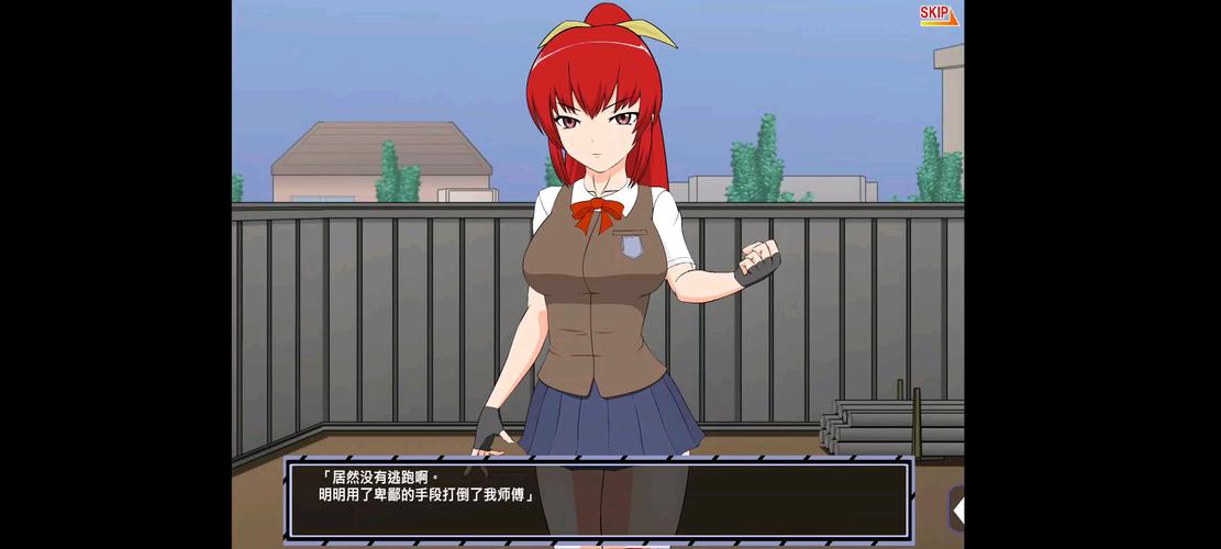 被红发格斗娘误认为仇人