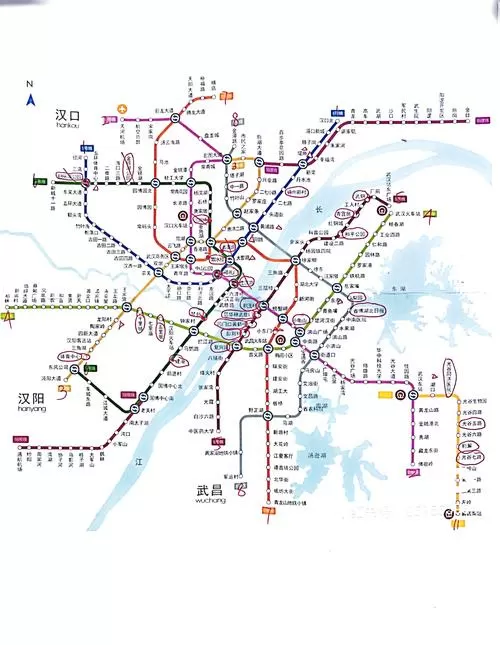 武汉地铁最新线路图2024年超高清版缩略图