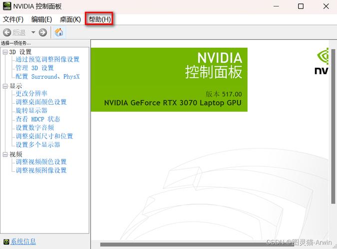 安装nvidia控制面板中文版