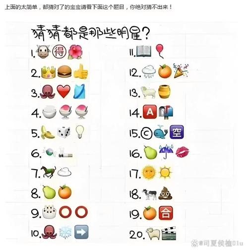 疯狂猜图名人图文所有答案汇总明星类