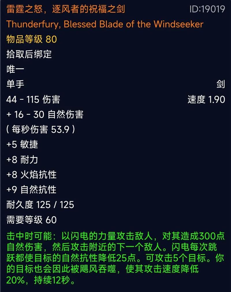 魔兽世界时光服风剑适合什么职业图标